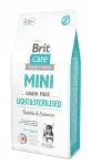Kuiv koeratoit Brit Care Mini Light & Sterilised, j&auml;neseliha ja l&otilde;hega, 1 kg