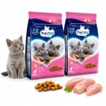 PREVITAL Junior kassipoegade kuivtoit kanaga, 950 g x 2