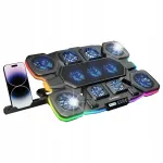 Rampage GLACIERS50 s&uuml;learvuti jahutusalus, 14&ndash;17", RGB, 2600 p/min