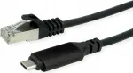 USB-C kuni gigabit Ethernet adapteri kaabel ROLINE, 1,5 m, must
