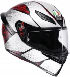 Mootorrattakiiver AGV K-1 S Speedarmor, must/hall/punane, matt, E2206