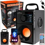 Kaasaskantav boombox Bluetooth k&otilde;lar, 15 W, FM raadio, USB, microSD, puldist juhtimine