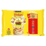 Purina Friskies m&auml;rg kassitoit lihamaitsetega kastmes, 4 x 85 g