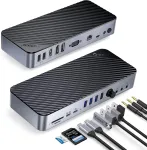 USB-C &uuml;hendusjaam 20 liidesega, toetab 3 monitori, 60 W PD
