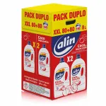 ALIN Coconut & Peach v&auml;rviliste kangaste pesuvahend, 2 x 4 l