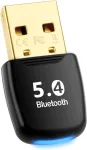 USB Bluetooth 5.4 adapter arvutile, &uuml;hilduv Windows 7/8.1/10/11-ga