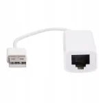 USB 2.0 v&otilde;rgukaart RJ45, valge