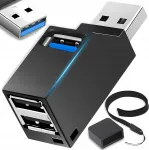 USB-jaotur, 3 pesa, USB 3.0, arvutile &uuml;hendamiseks