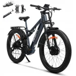 Hedatx Tx29 elektrijalgratas, 2000W, topeltmootor, 48V 19,2Ah, 45 km/h, 70 km, 27,5"