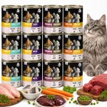 PET REPUBLIC konserveeritud kassitoit želatiinis mitme maitsega, 12 x 400 g