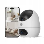 Siseruumide IP-kaamera BEANS 5MP, 360&deg;, WiFi, kahepoolne heli, &ouml;&ouml;n&auml;gemine, Alexa tugi