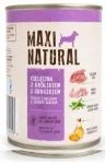 Koerte konservtoit MAXI NATURAL vasikaliha, k&uuml;&uuml;likuliha ja hernestega, 800 g