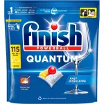 N&otilde;udepesukapslid Finish Quantum All in One Lemon, 115 tk