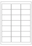 L&auml;ikivad kleepsud A4, 63,5x38 mm, 10 lehte