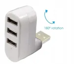 USB jagaja, 3 &uuml;hendust, 2.0, p&ouml;&ouml;ratav
