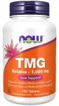 Toidulisand NOW Foods TMG 1000mg, 100 tabletti