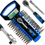 Rattaga mutriv&otilde;tmete komplekt 1/4'' Torx Imbus 28 tk otsikupikendustega