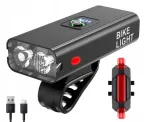 E100 LED jalgratta valguste komplekt ees ja taga USB-ga