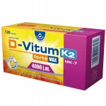 D-Vitum Forte MAX D3 K2 vitamiin 4000 IU, 120 kapslit