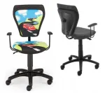MINISTYLE TURBO BLACK kontoritool p&ouml;&ouml;rleva alusega