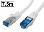 V&otilde;rgukaabel Cat.6A PIMF, varjestatud, RJ45-RJ45, AWG26, 7,5 m, valge