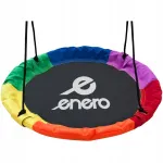 Laste kiik GARDEN SWING STORK NEST, 110 cm, vikerkaarev&auml;rvides, kuni 150 kg