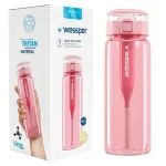 Veepudel filtriga Wessper Clarti, 680 ml roosa