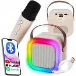 Kaasaskantav Bluetooth k&otilde;lar mikrofoniga, RGB valgustus, USB, SD ja AUX &uuml;hendusega