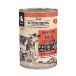 WIEJSKA ZAGRODA konserv kassipoegadele k&uuml;&uuml;liku ja vasikalihaga 400g