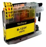 Brother LC123 / LC123XL kollane tint, sobib J132W, DCP-J152W, DCP-J552DW, DCP-J752DW
