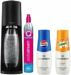 SodaStream Express Terra must komplekt Pepsi siirupi 440 ml ja Mirinda 440 ml-ga