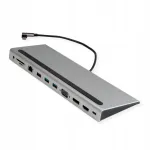 USB-C dokk 4K HDMI, DP, VGA ja 2 USB pesaga