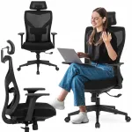 Ergonoomiline must p&ouml;&ouml;rlev kontoritool SPIRAL
