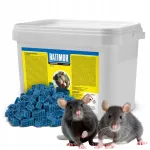Hiirte ja rottide m&uuml;rk RATIMOR BRODIFAKUM Blue cube 3 kg