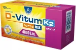 Toidulisand D-vitamiin 4000 IU + K2, 120 kapslit, OLEOFARM