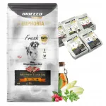 Biofeed EUPHORIA FRESH Meat koeratoit sealiha ja hanega, keskmistele ja suurtele t&auml;iskasvanutele, 12 kg