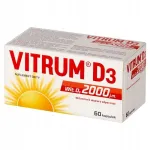 Toidulisand Vitrum D3 2000 IU, 60 kapslit