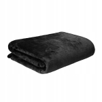 HOMLA Elegant Black pleed, 150x200 cm