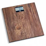 Vannitoa kaalud kuni 180 kg, 30 x 30 cm, puidu mustriga