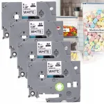 Brother P-Touch lint TZe-221, 9 mm, valge, 8 m, 4 tk