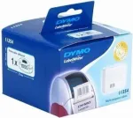 Isetatav lint Dymo S0722540, must valgel taustal