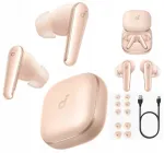 Juhtmevabad k&otilde;rvaklapid Soundcore Liberty 5 ANC, roosad, Bluetooth