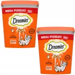 Kr&otilde;bedad kana maiused kassidele DREAMIES, 2 x 350 g