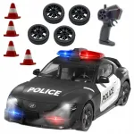 RC drift-auto 4x4 LED-valgustusega, kaugjuhtimisega pult