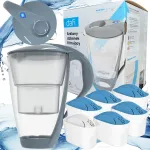 Vees filtreerimise kann DAFI CRYSTAL LED GREY viie UNIMAX MG filtriga