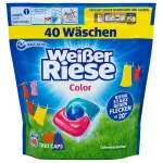 Weiber Riese COLOR pesukapslid v&auml;rvilistele kangastele, 40 tk, 480 g
