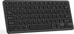 Juhtmevaba Bluetooth klaviatuur AZERTY, must, 28x12 cm, iOS, Android ja PC jaoks