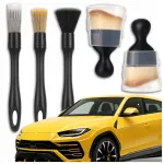 Auto salongi puhastusharjade komplekt, 5 tk