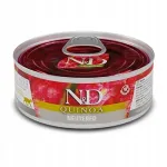 Farmina ND Quinoa Neutered m&auml;rg kassitoit sealihaga, 80 g, steriliseeritud kassidele