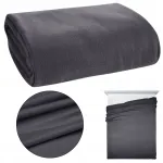 Fliisist pleed POLAR 150x200 cm, must, pehme ja soe